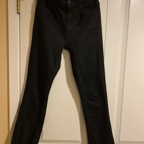 Mother insider crop step fray jeans denim - Picture 4 of 10